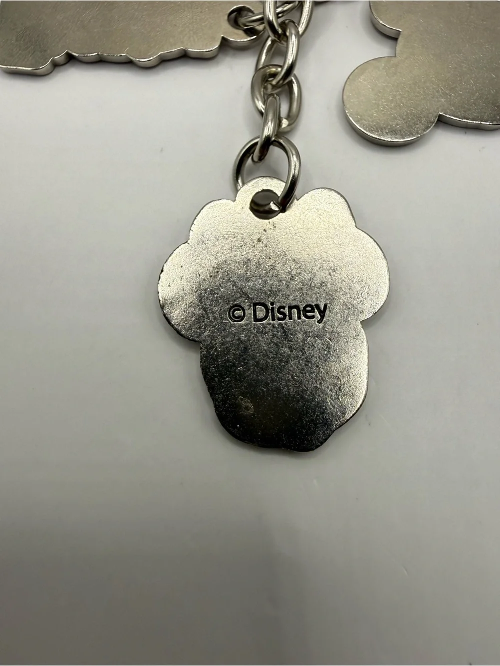 Disney World Florida Keychain Mickey Mouse and Minnie Mouse Metal Vintage NWT